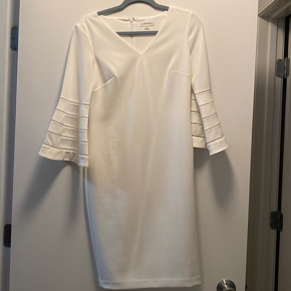 White Calvin Klein dress, 6